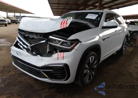 2021 Volkswagen Atlas Cross Sport 3.6L V6 Sel Premium R-Line z USA, uszkodzony, nr VIN 1V2FE2CA8MC226382